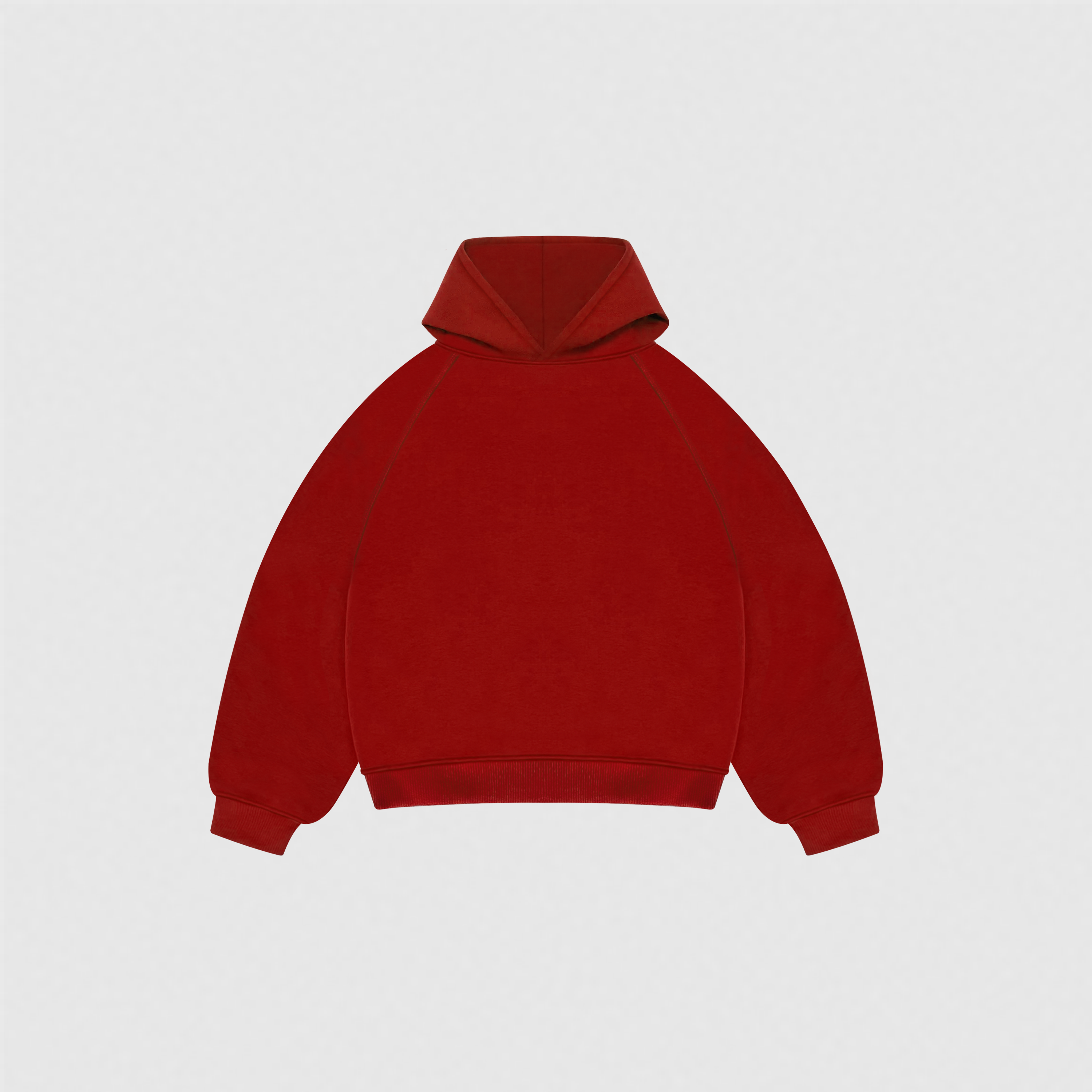 EVERYDAY OXIDE RED HOODIE-Hoodie-Lomalab-2X-SMALL-Red-Lomalab