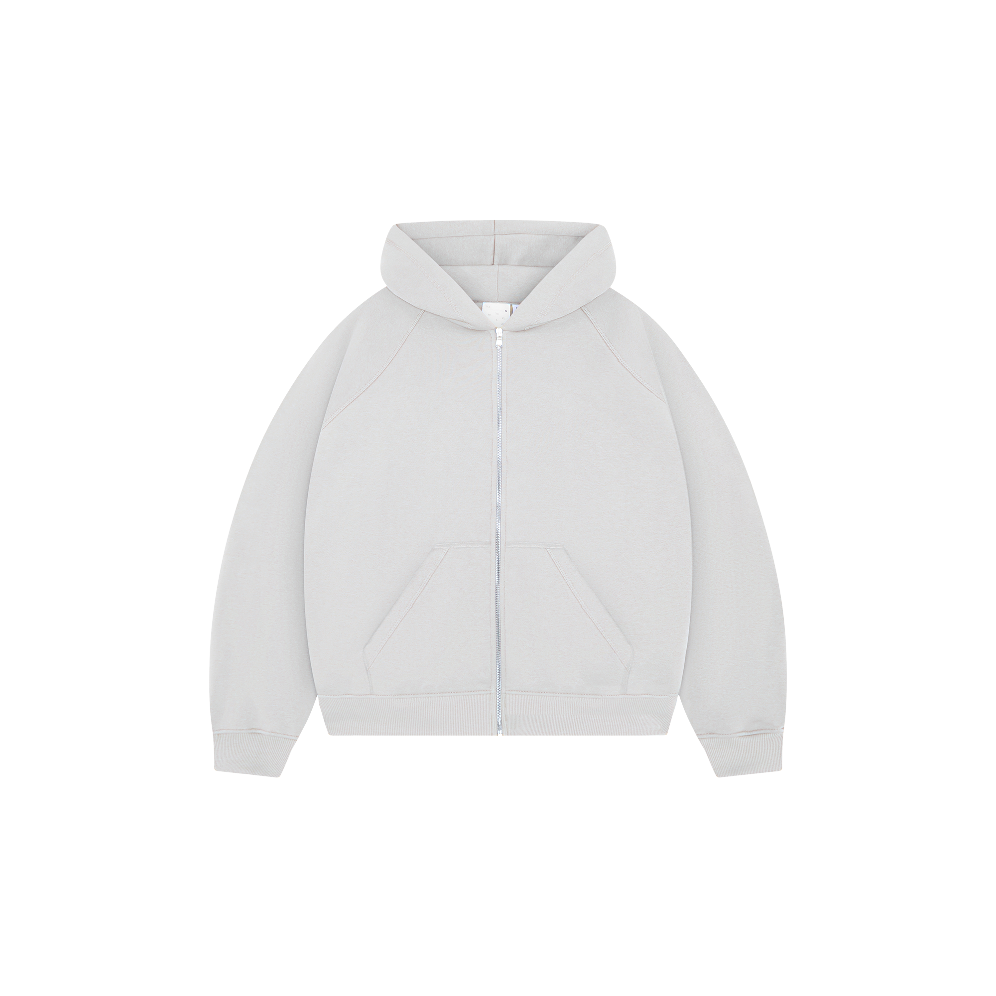 Everyday Optical White Zip Hoodie