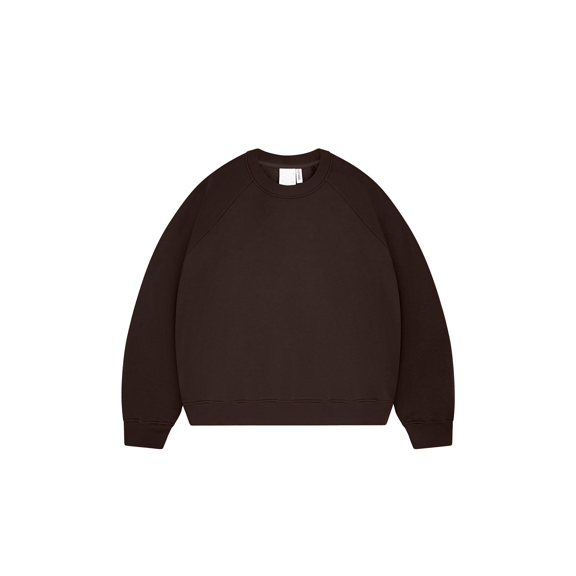 SUDADERA CREWNECK MARRÓN MOCHA COTIDIANA