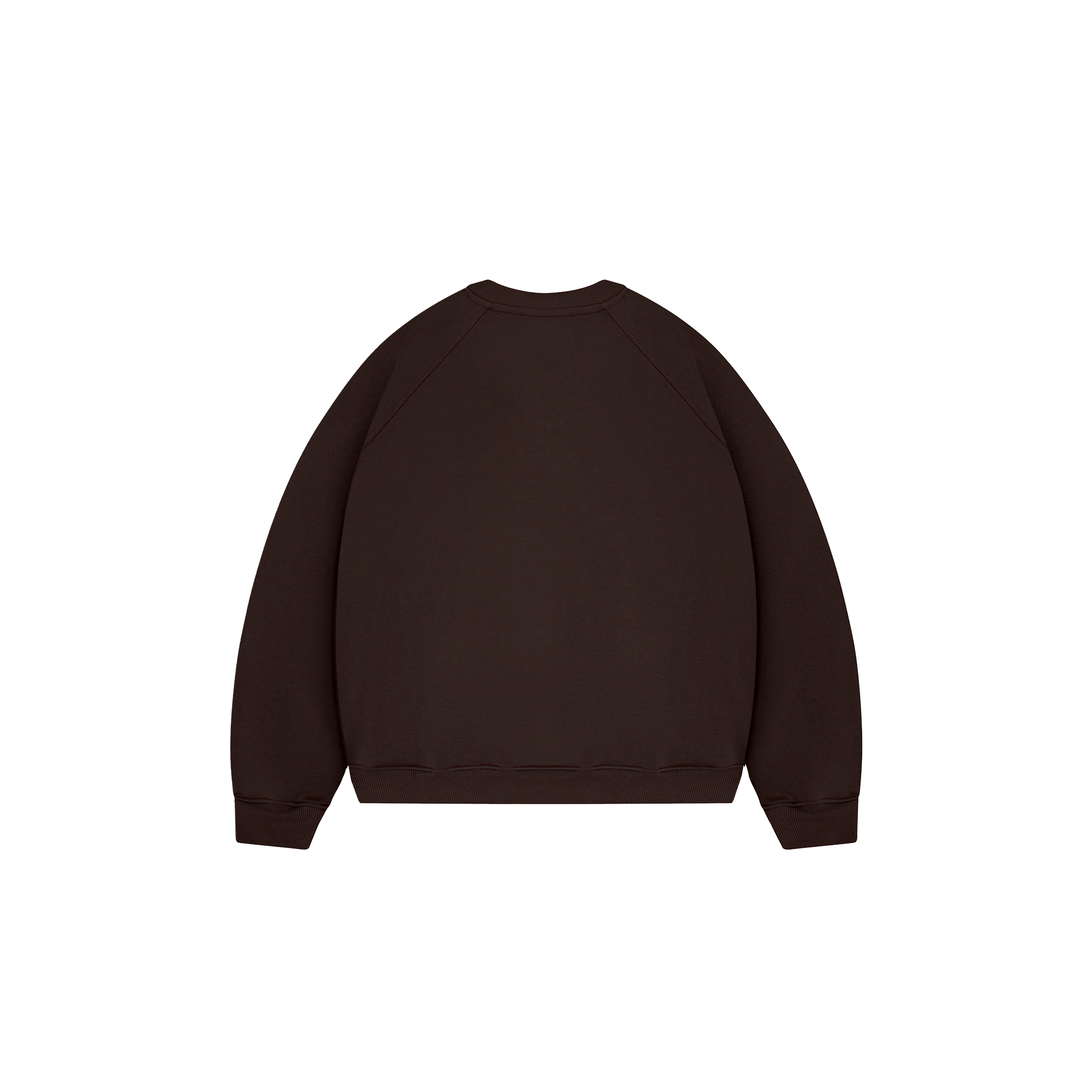 JEDEN TAG MOCHA BRAUN CREWNECK