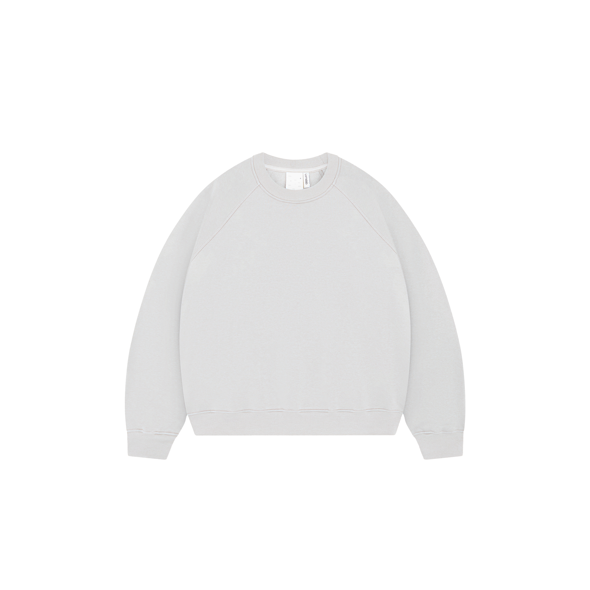 ALLTAGSTÜCH OPTISCH WEISS CREWNECK