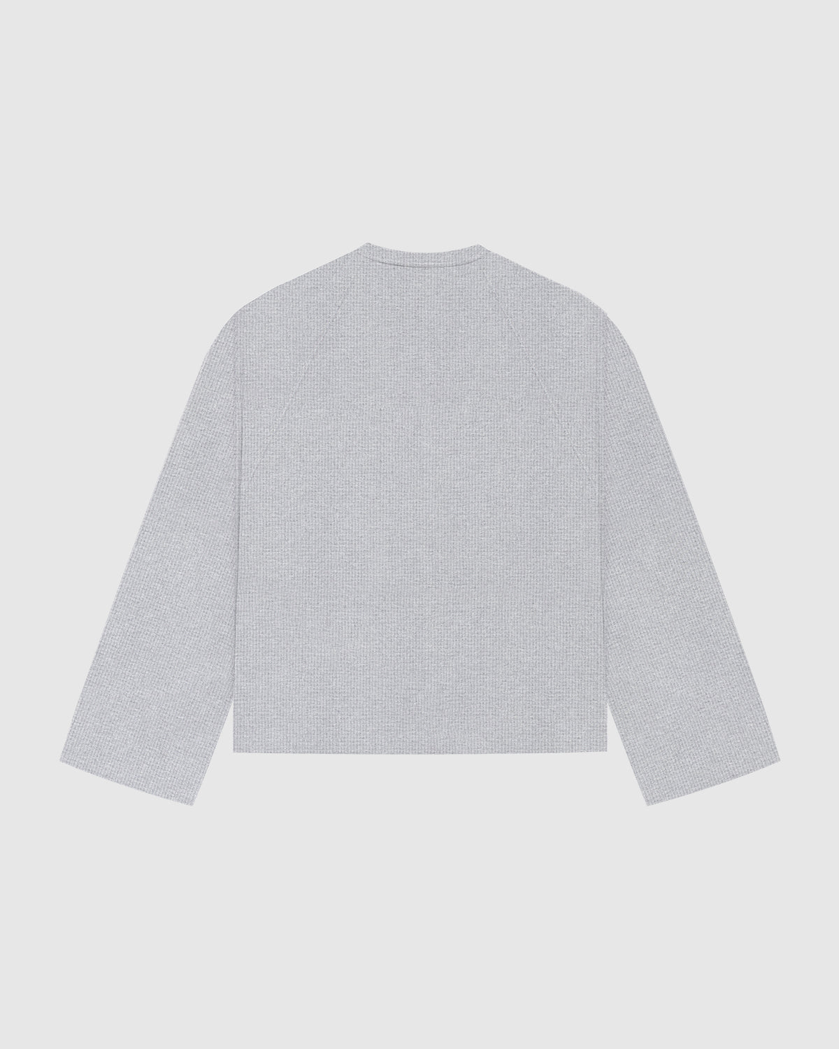 Waffle Gym Grey Longsleeve Tee