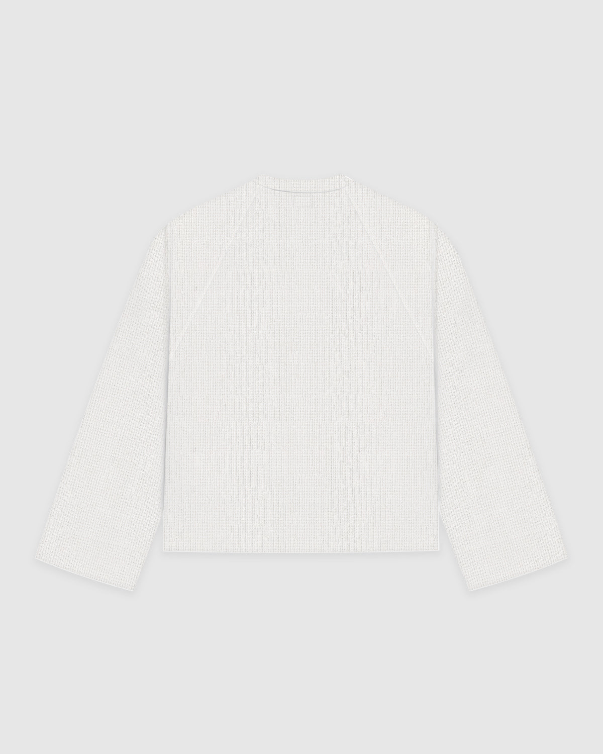 Waffle Off White Longsleeve Tee