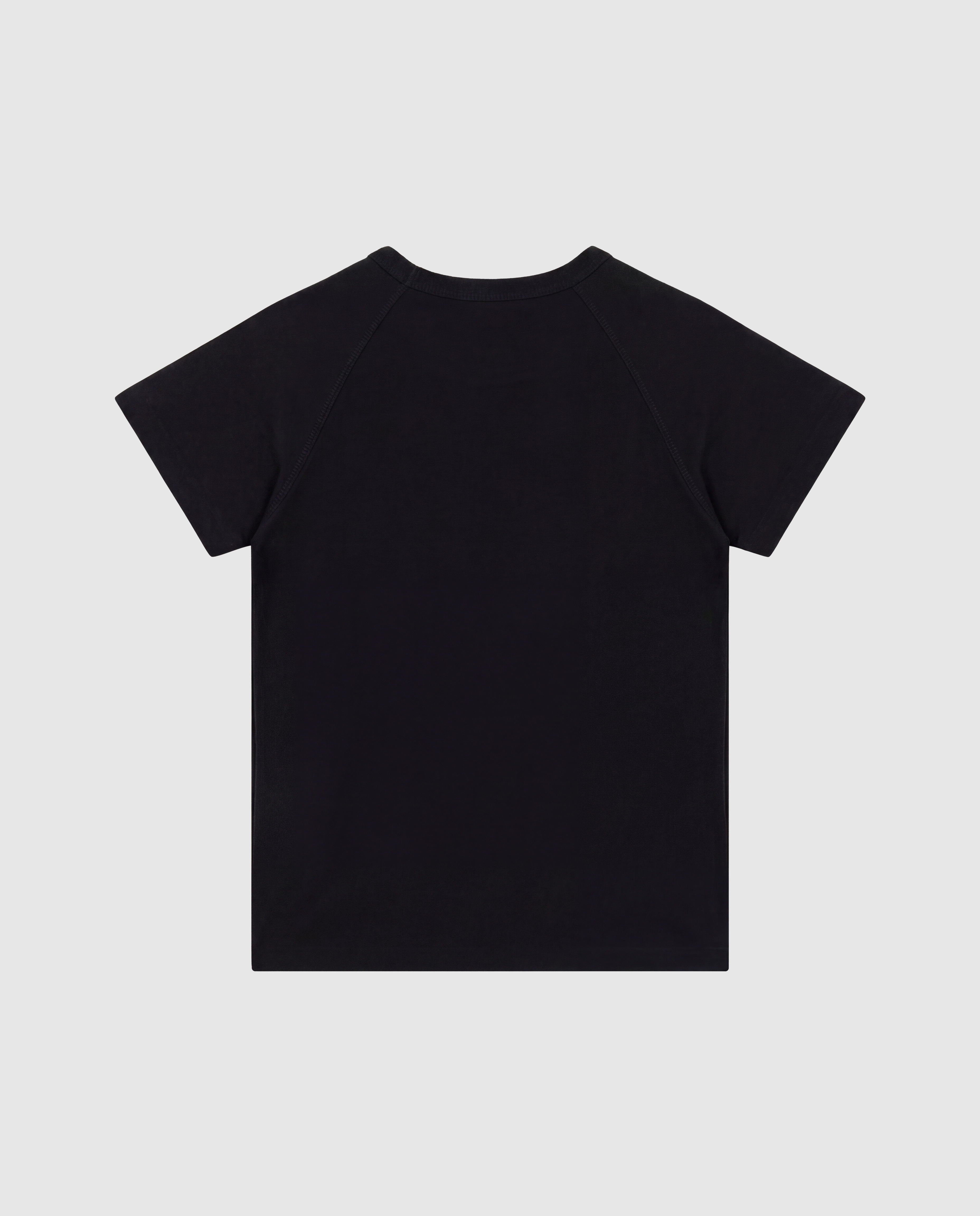 Fitted Tee - Jet Black