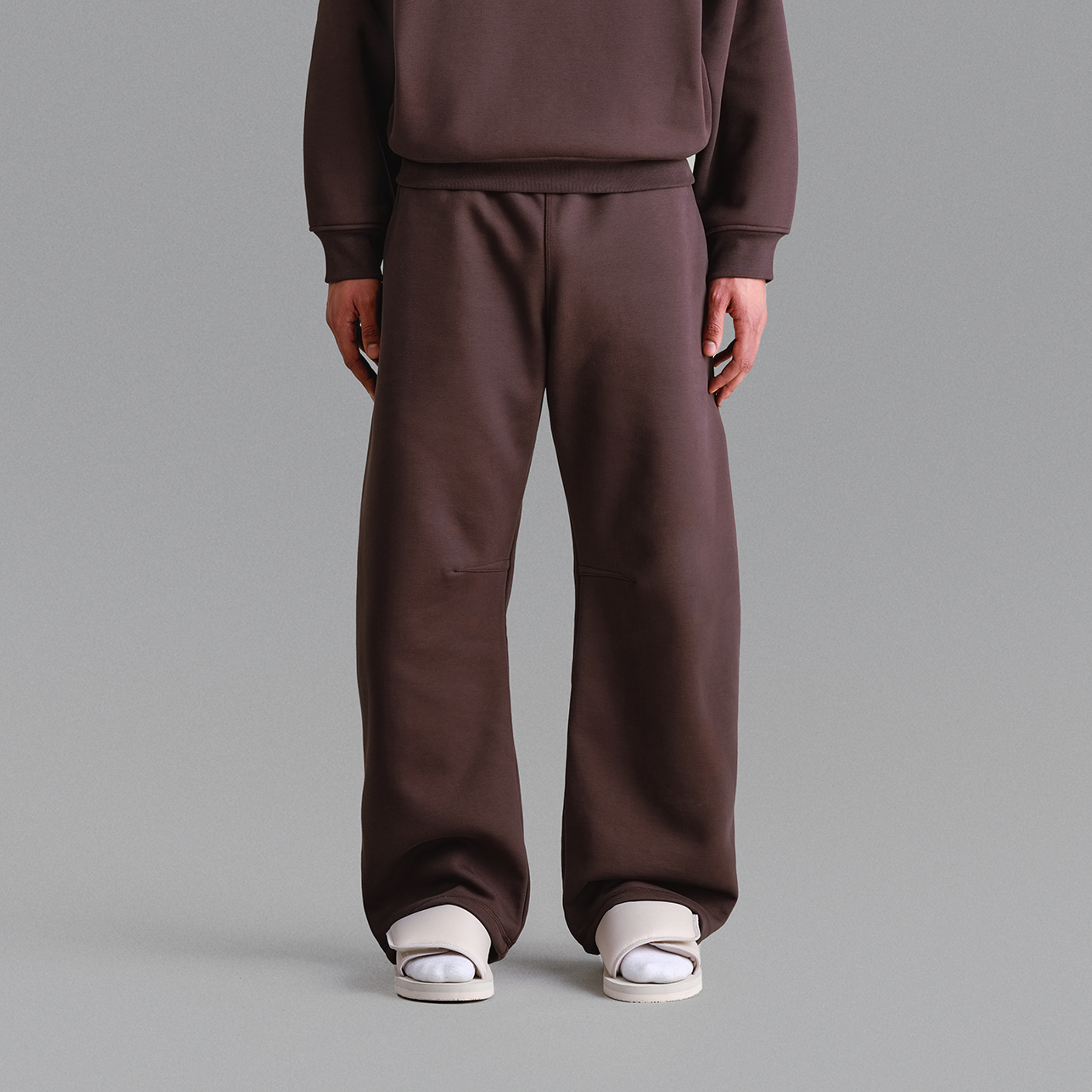 Premium 500gsm Mocha Brown Sweatpants