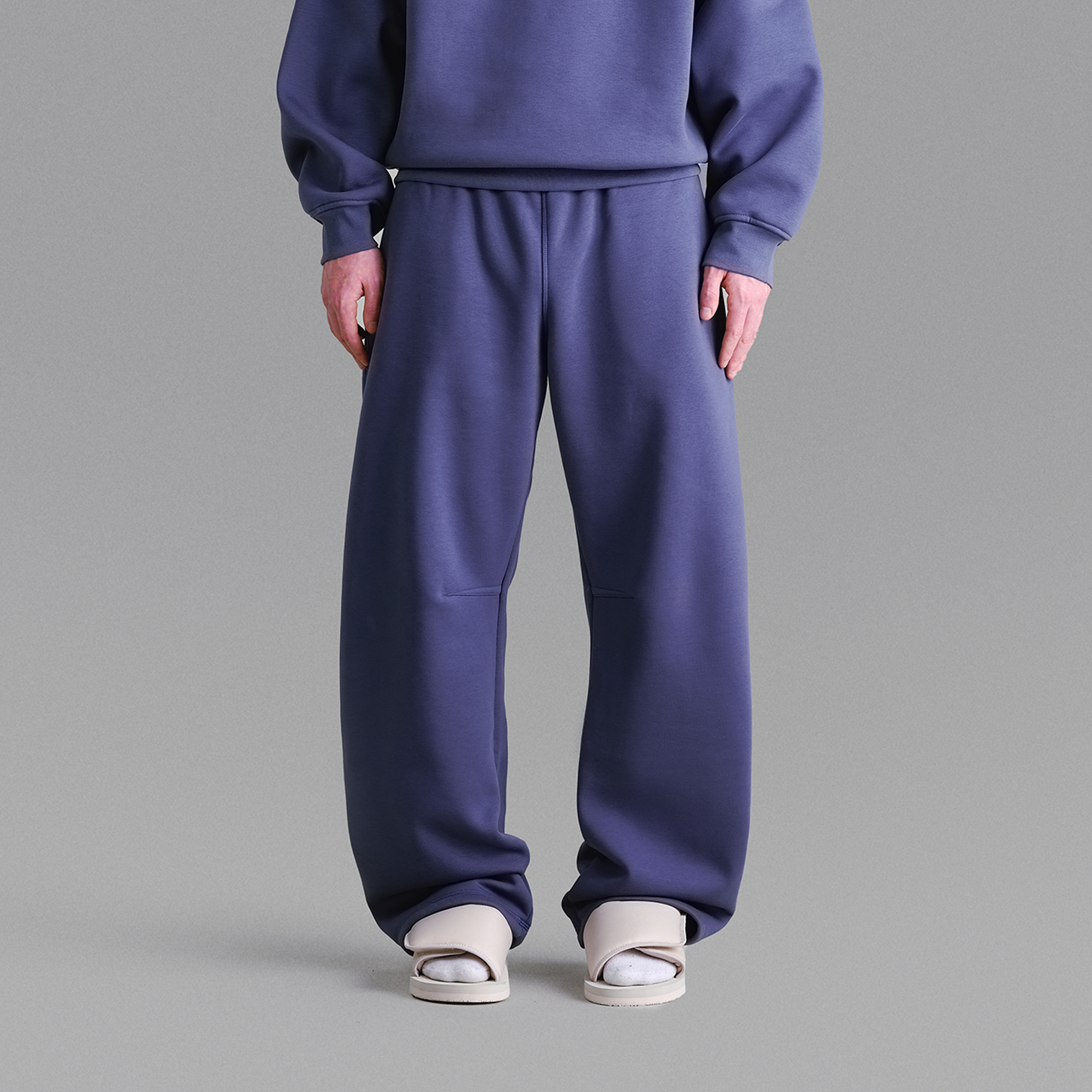 Premium 500gsm Dust Blue Sweatpants