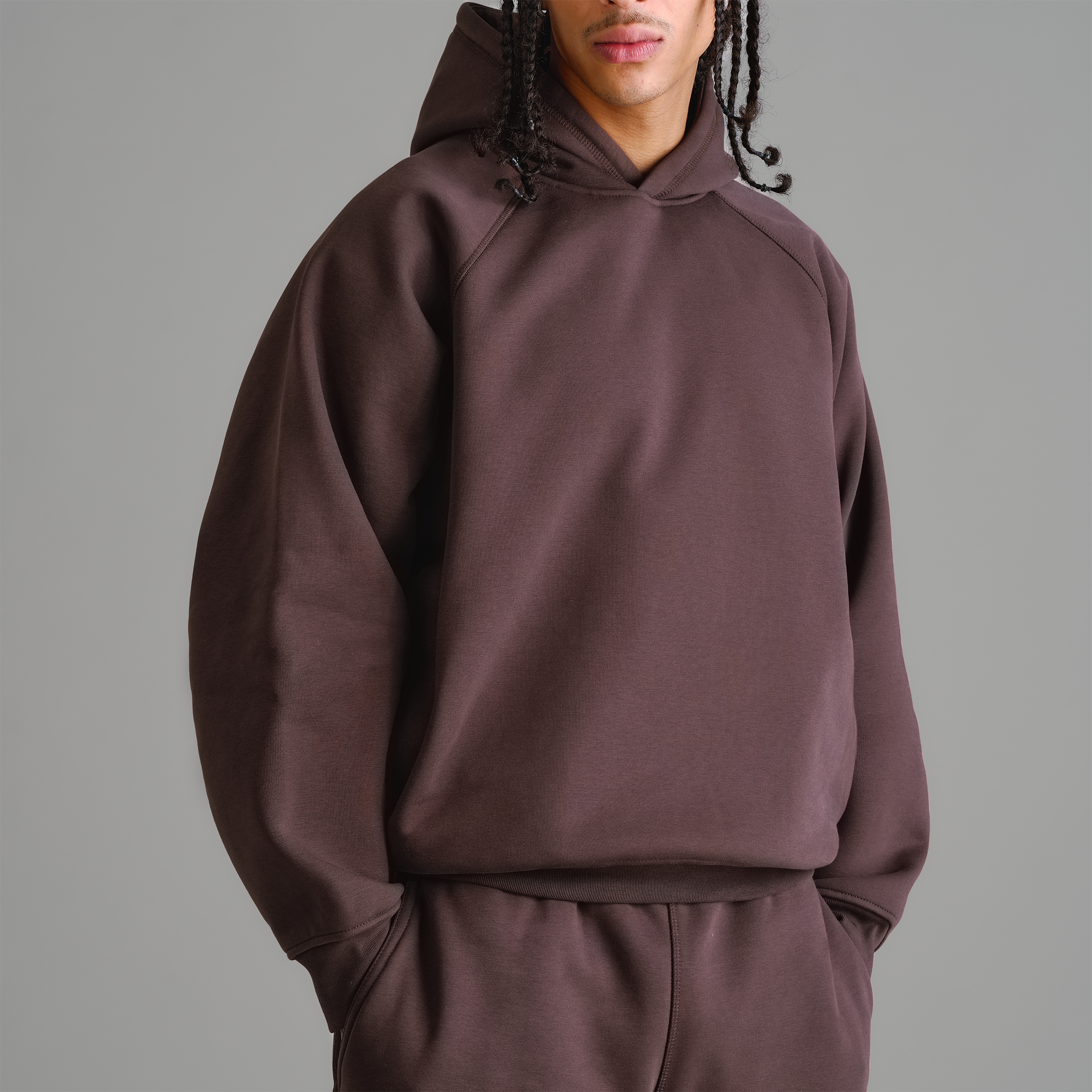 Premium 500gsm Mocha Brown Hoodie