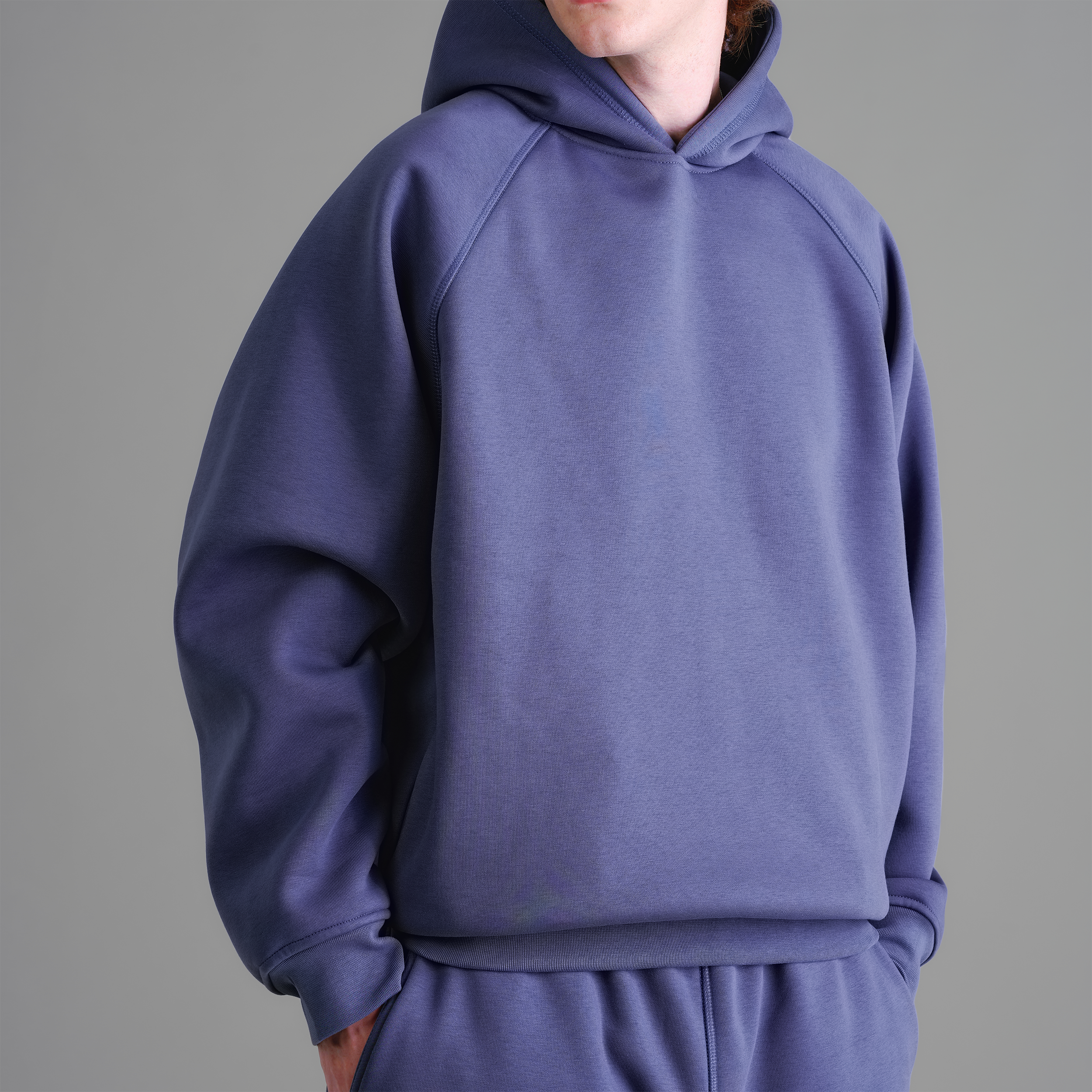 Premium 500gsm Dust Blue Hoodie