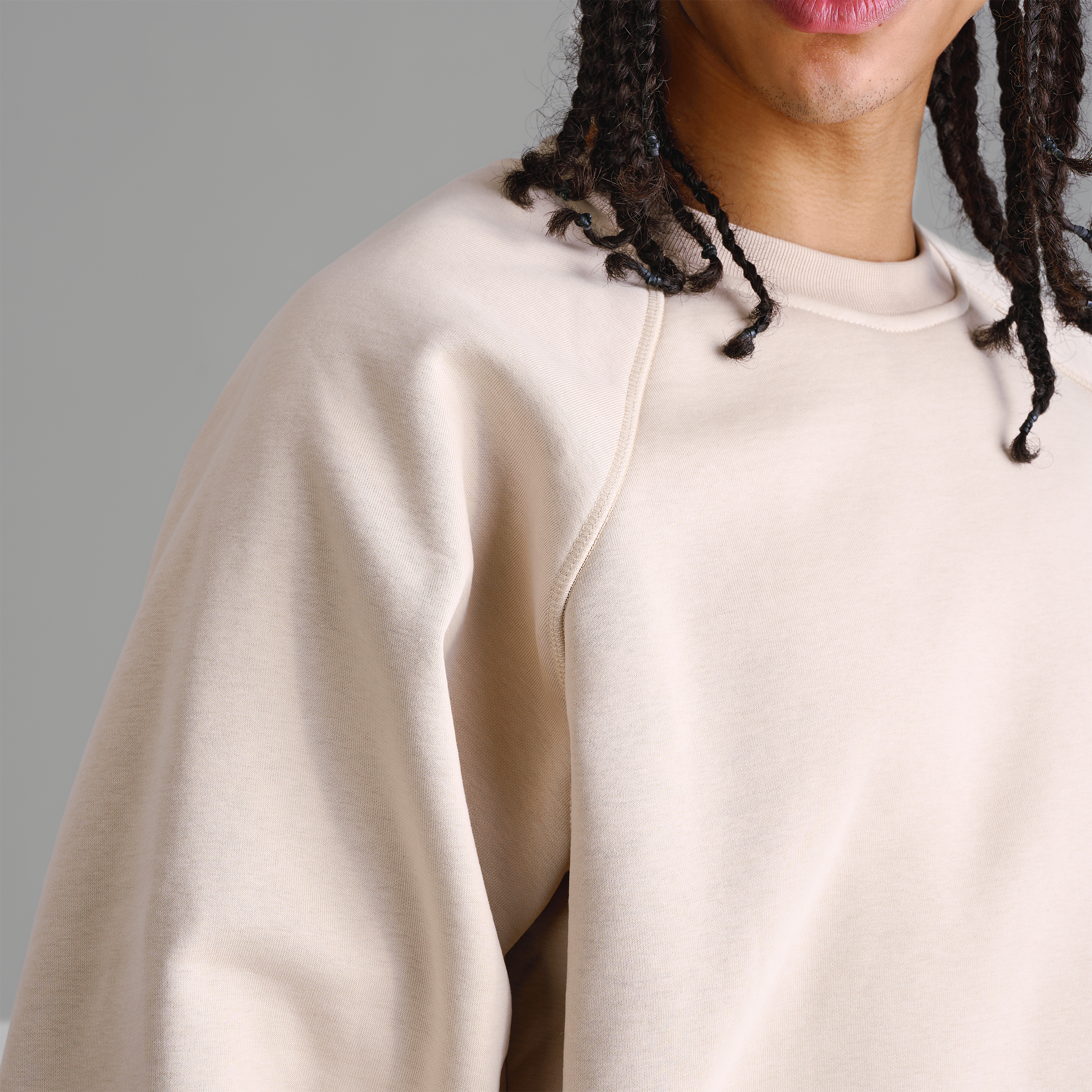 Premium 500gsm Soft Sand Crewneck