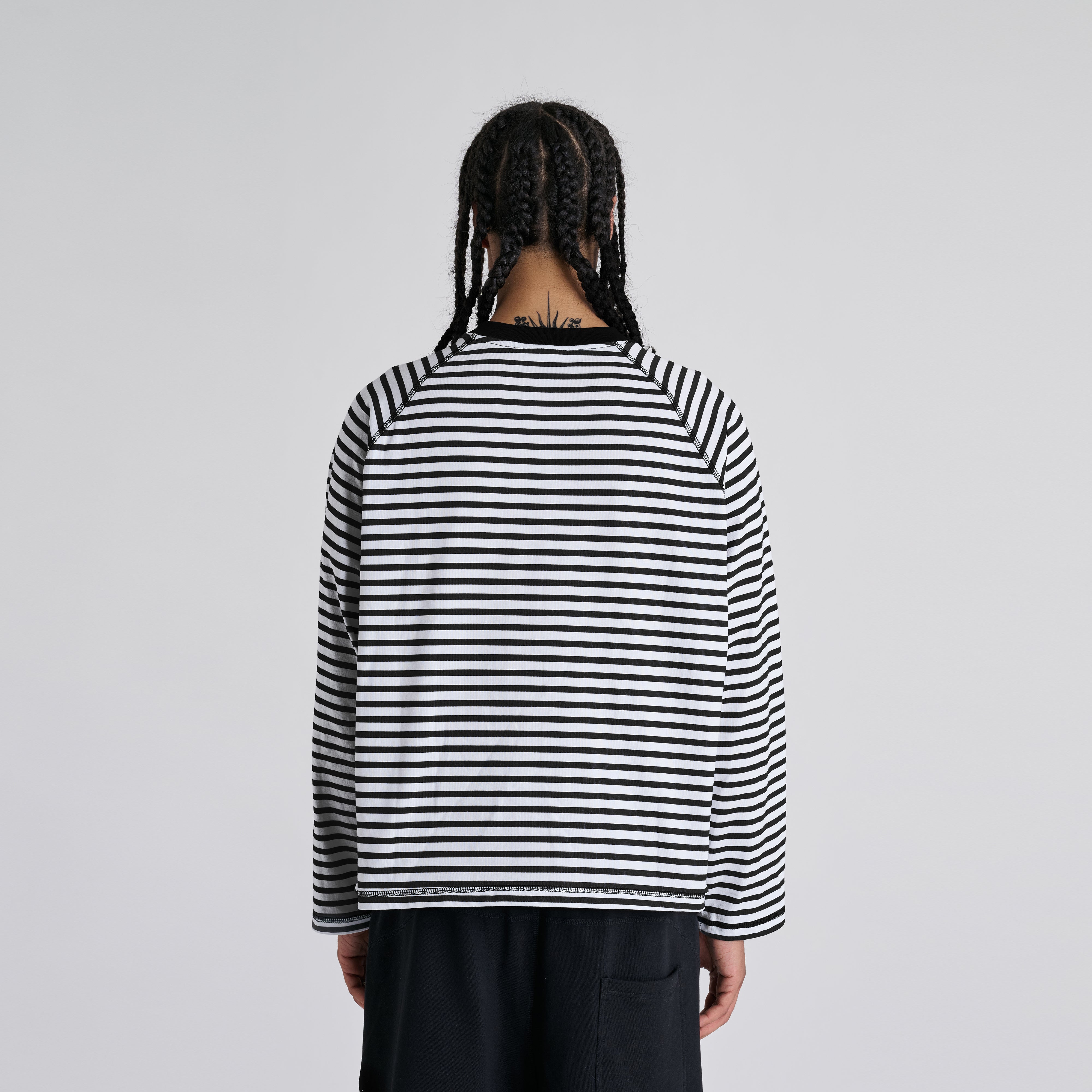 Stripes Longsleeve - Jet Black